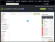 Tablet Screenshot of clasament-fotbal.com